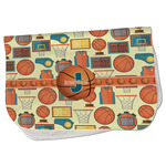 Basketball Burp Cloth - Fleece w/ Name or Text