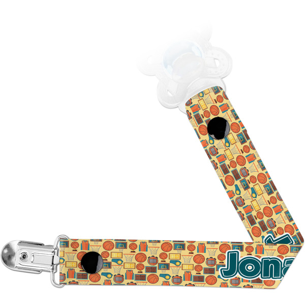 Custom Basketball Pacifier Clip (Personalized)