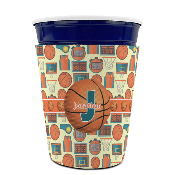 Basketball Party Cup Sleeves - without bottom - FRONT (on cup)