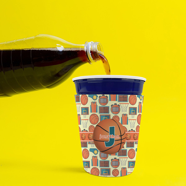 Basketball Party Cup Sleeves - without bottom - Lifestyle