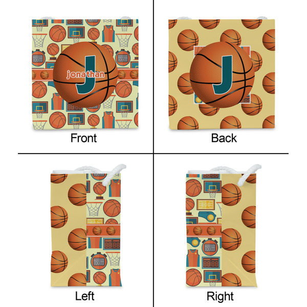 Basketball Party Favor Gift Bag - Gloss - Approval