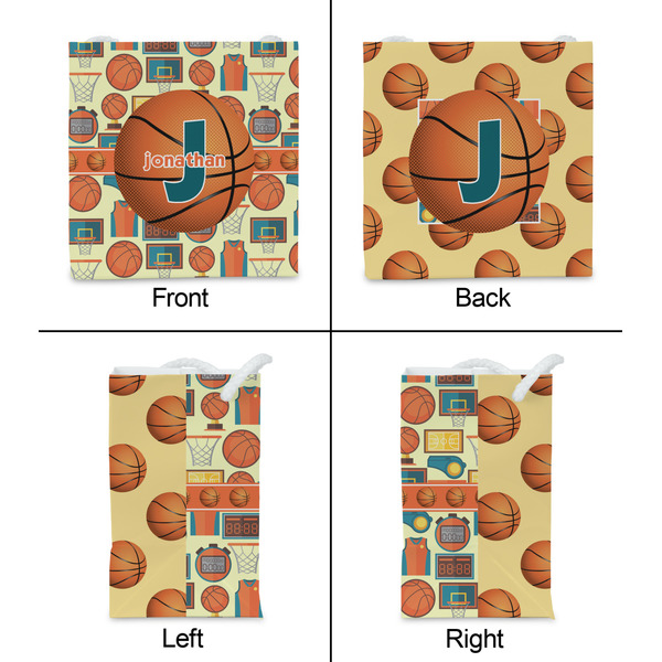 Basketball Party Favor Gift Bag - Matte - Approval
