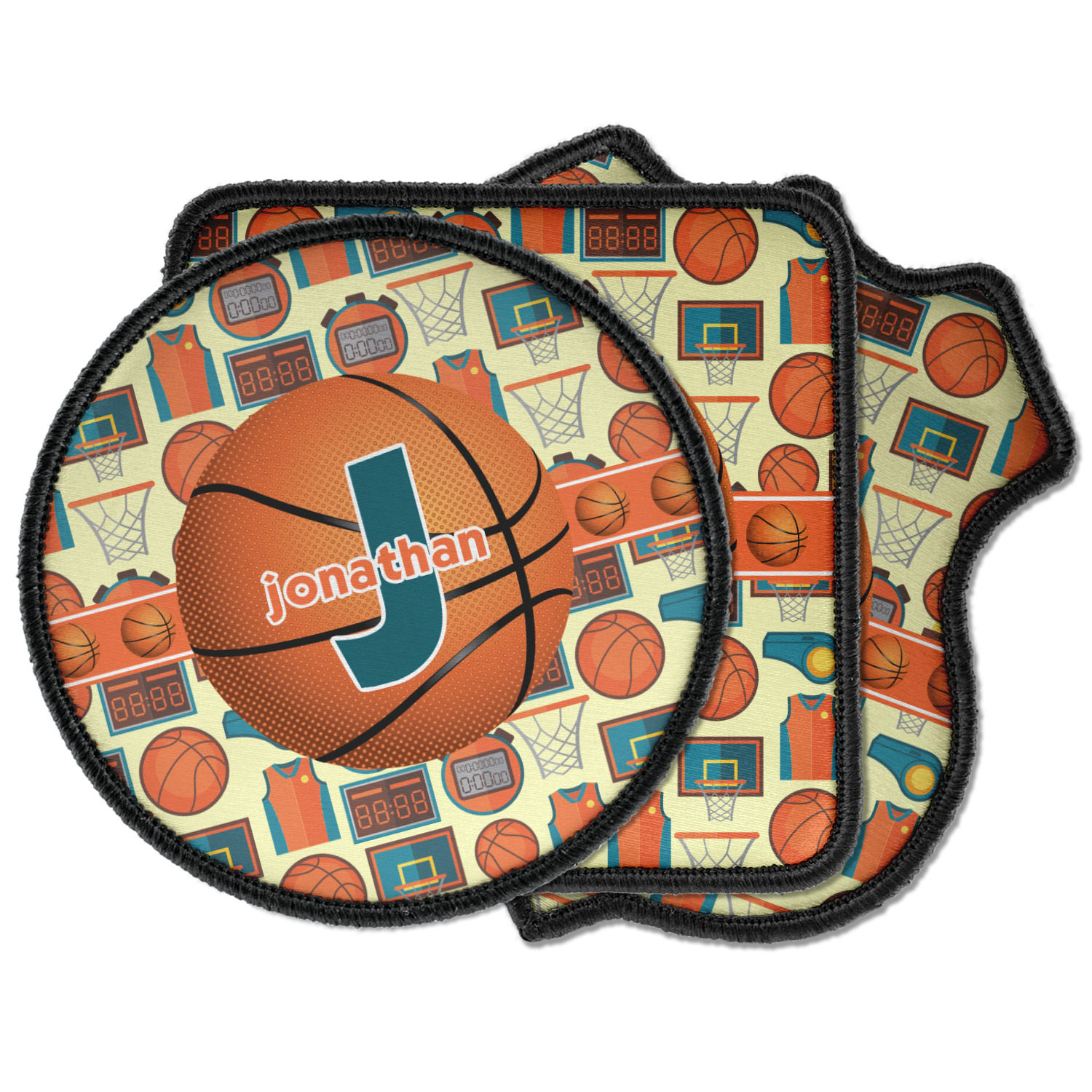 Custom Basketball Iron on Patches (Personalized) YouCustomizeIt
