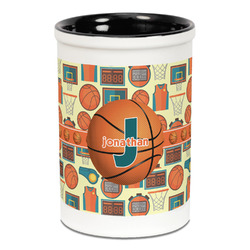Basketball Ceramic Pencil Holders - Black