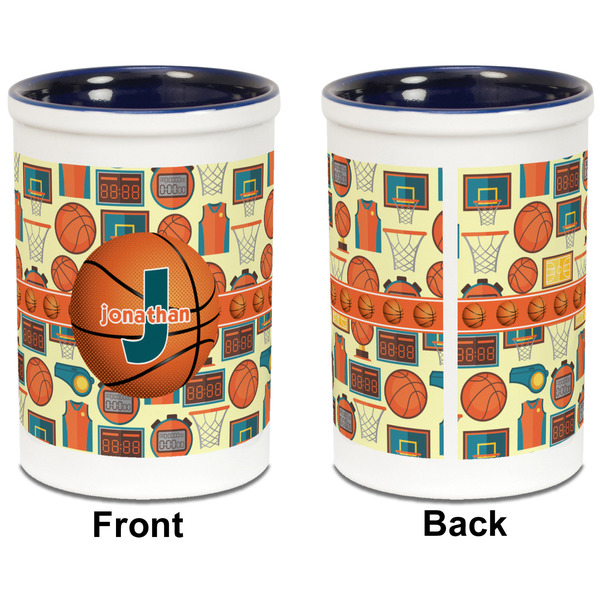 Basketball Pencil Holder - Blue - approval
