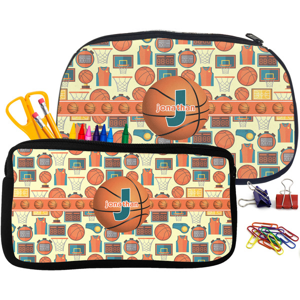 Basketball Pencil / School Supplies Bags Small and Medium
