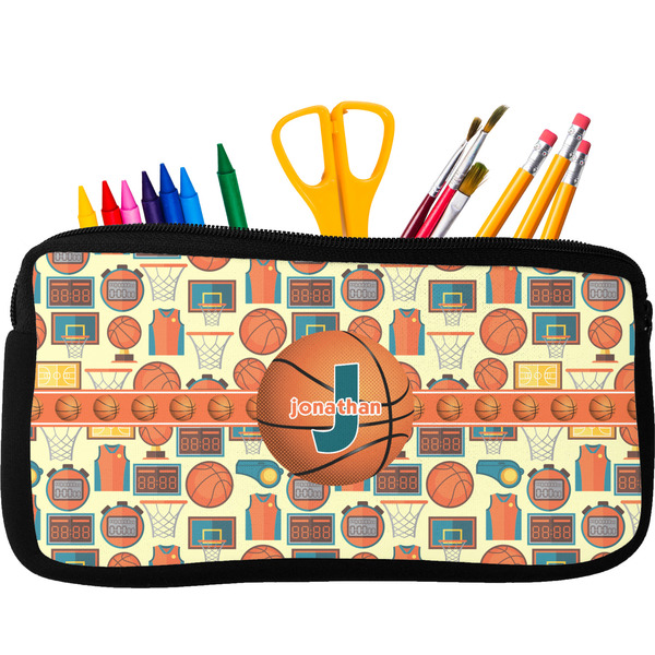 Custom Basketball Neoprene Pencil Case (Personalized)