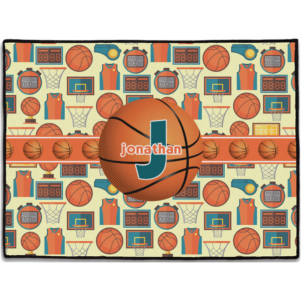 Custom Basketball Door Mat - 24"x18" (Personalized)
