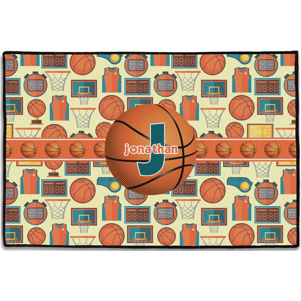 Custom Basketball Door Mat - 36"x24" (Personalized)