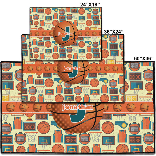 Basketball Personalized Door Mat - Group Parent IMF