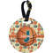 Basketball Personalized Round Luggage Tag