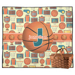 Basketball Outdoor Picnic Blanket (Personalized)