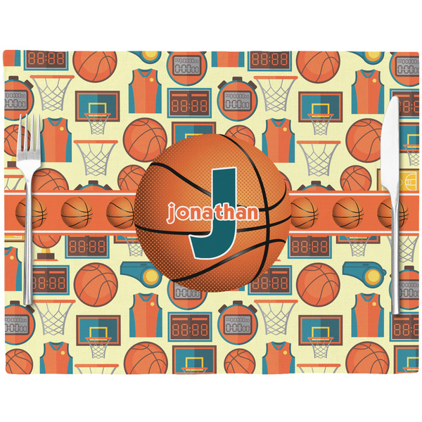 Basketball Placemat with Props