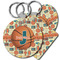 Basketball Plastic Keychains