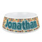 Basketball Plastic Dog Bowl - Medium (Personalized)