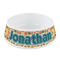 Basketball Plastic Dog Bowl - Small (Personalized)