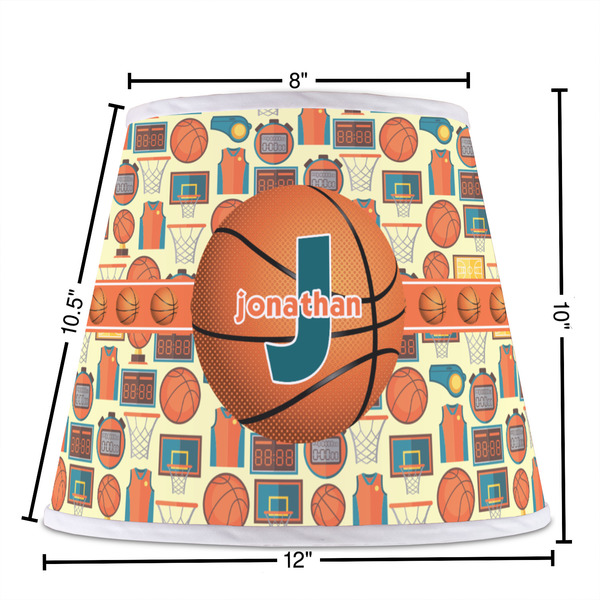 Basketball Poly Film Empire Lampshade - Dimensions