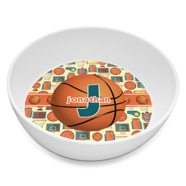 Custom Basketball Melamine Bowl - 8 oz (Personalized)