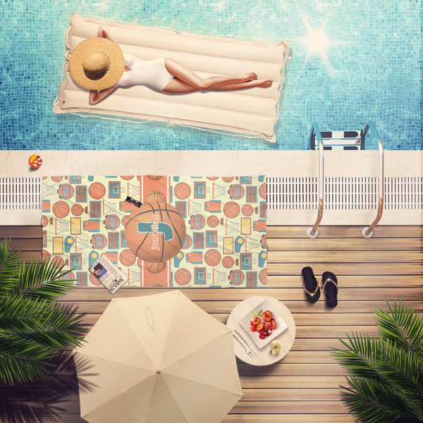 Basketball Pool Towel Lifestyle