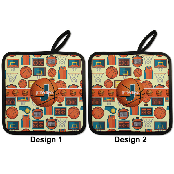 Basketball Pot Holders - Set of 2 APPROVAL