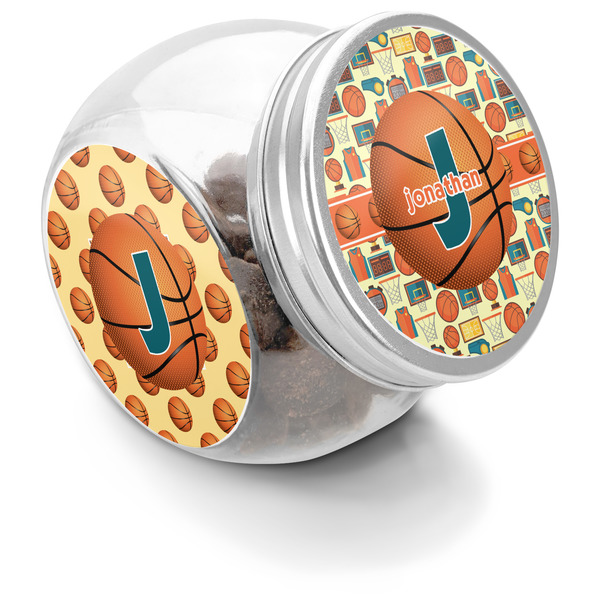 Custom Basketball Puppy Treat Jar (Personalized)