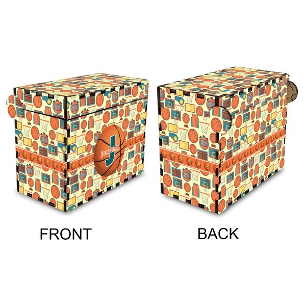 Basketball Recipe Box - Full Color - Approval