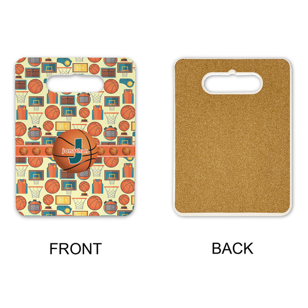 Basketball Rectangle Trivet with Handle - APPROVAL