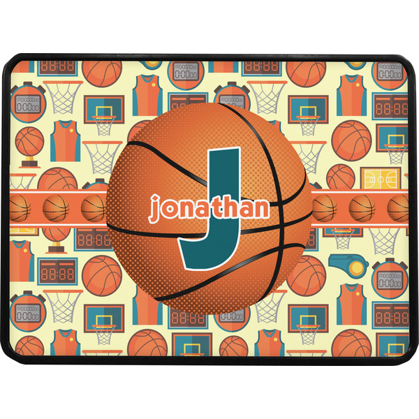 Basketball Rectangular Car Hitch Cover w/ FRP Insert