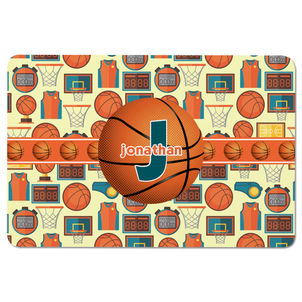 Basketball Rectangular Fridge Magnet - FRONT