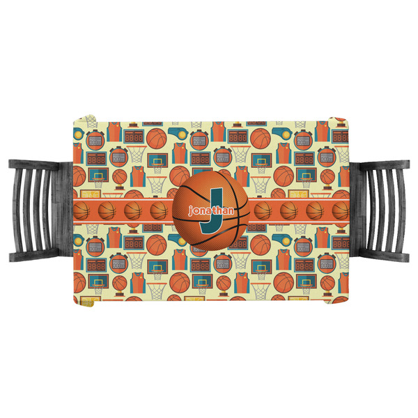 Custom Basketball Tablecloth - 58"x58" (Personalized)