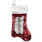 Basketball Red Sequin Stocking - Front