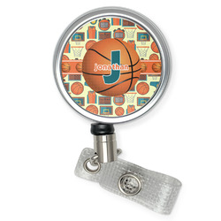 Basketball Retractable Badge Reel (Personalized)