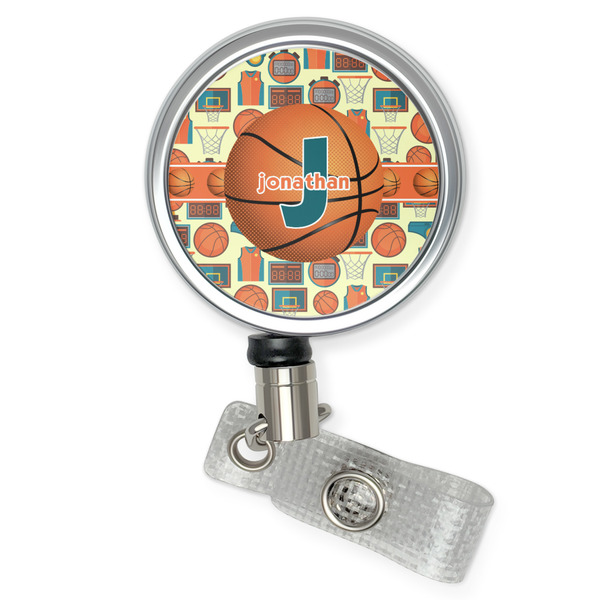 Custom Basketball Retractable Badge Reel (Personalized)