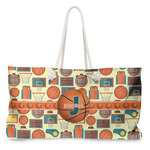 Basketball Large Tote Bag with Rope Handles (Personalized)