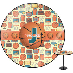 Basketball Round Table - 24" (Personalized)