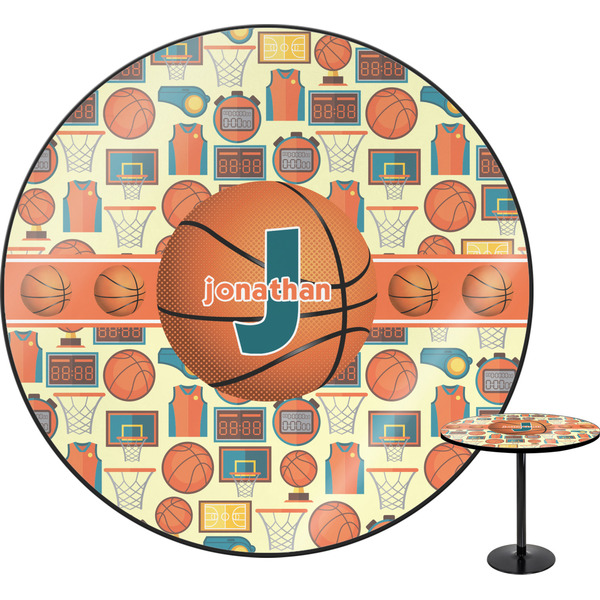 Custom Basketball Round Table - 24" (Personalized)