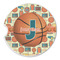 Basketball Sandstone Car Coaster - Single (Personalized)