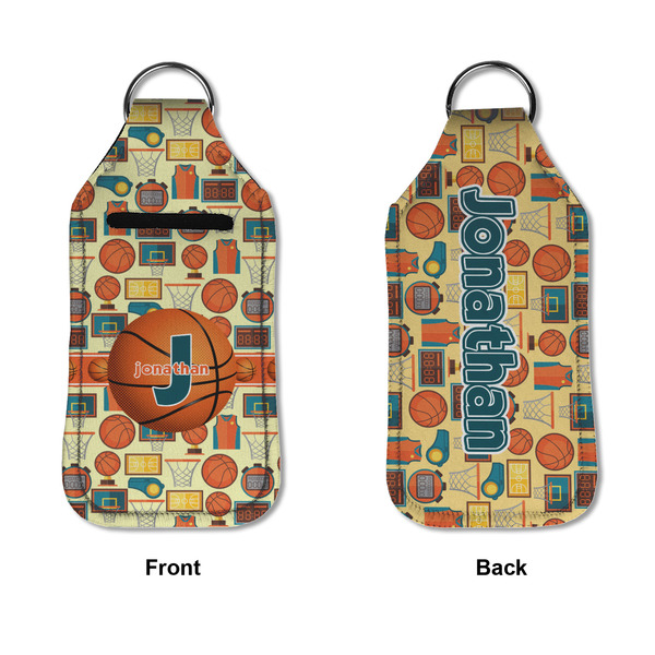 Basketball Sanitizer Holder Keychain - Large APPROVAL (Flat)