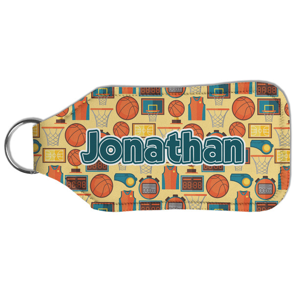 Basketball Sanitizer Holder Keychain - Large (Back)