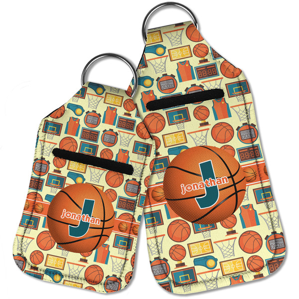 Basketball Sanitizer Holder Keychain - Parent Main