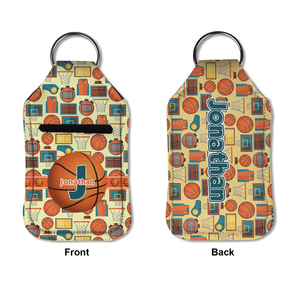 Basketball Sanitizer Holder Keychain - Small APPROVAL (Flat)
