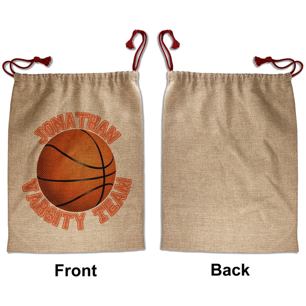 Basketball Santa Bag - Approval - Front