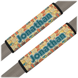Basketball Seat Belt Covers (Set of 2) (Personalized)