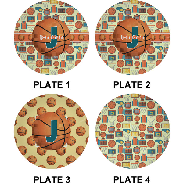 Basketball Set of Appetizer / Dessert Plates (Approval)