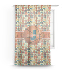 Basketball Sheer Curtains (Personalized)