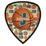 Basketball Iron on Shield Patch A w/ Name or Text