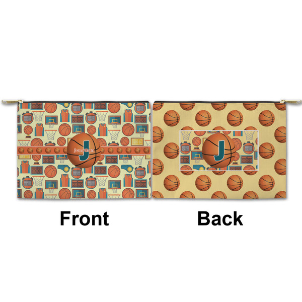 Basketball Small Zipper Pouch Approval (Front and Back)