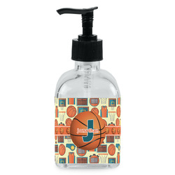 Basketball Glass Soap & Lotion Bottle - Single Bottle (Personalized)