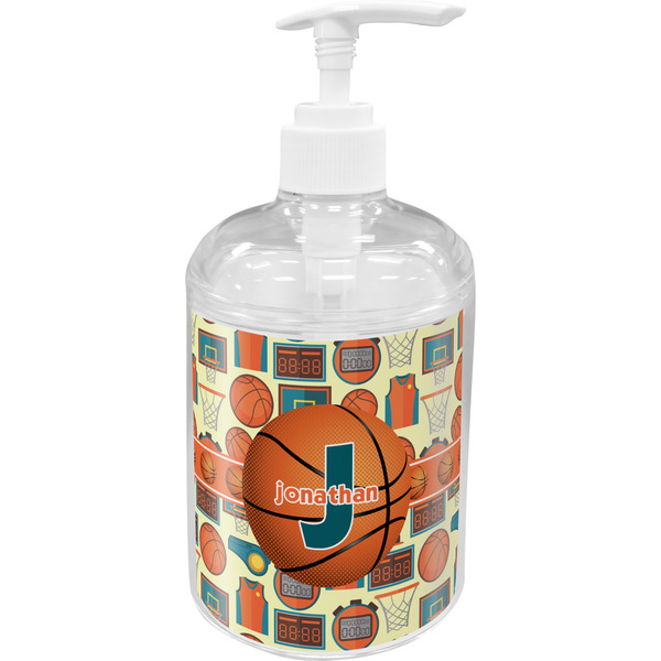 Custom Basketball Acrylic Soap & Lotion Bottle (Personalized)