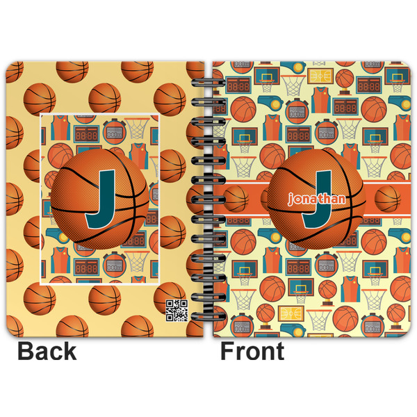 Basketball Spiral Journal 5 x 7 - Apvl
